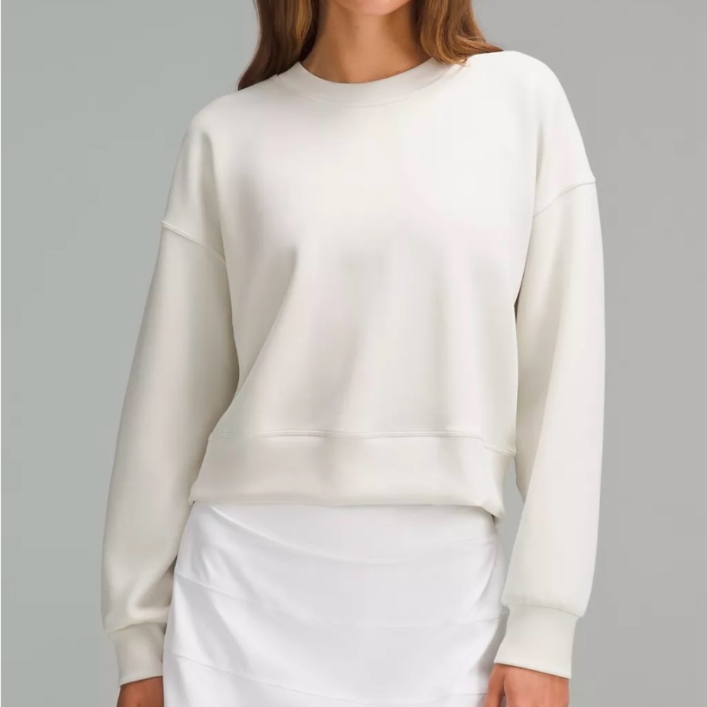 softstreme perfectly over sized cropped crew